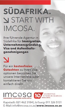 Imcosa Immigrations Beratung für Südafrika