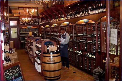 Weingeschäft in Kapstadt