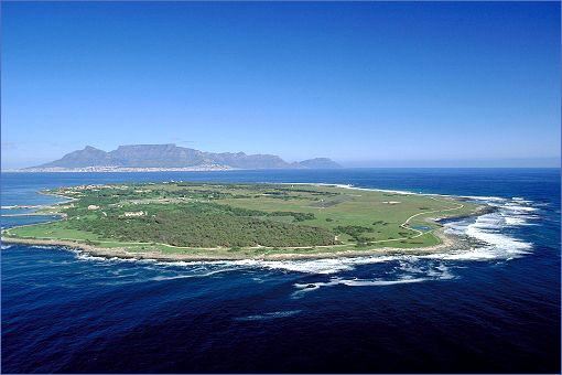 Robben Island bei Kapstadt in Südafrika