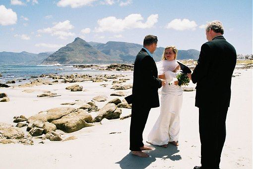 Hochzeit am Strand in Kapstadt