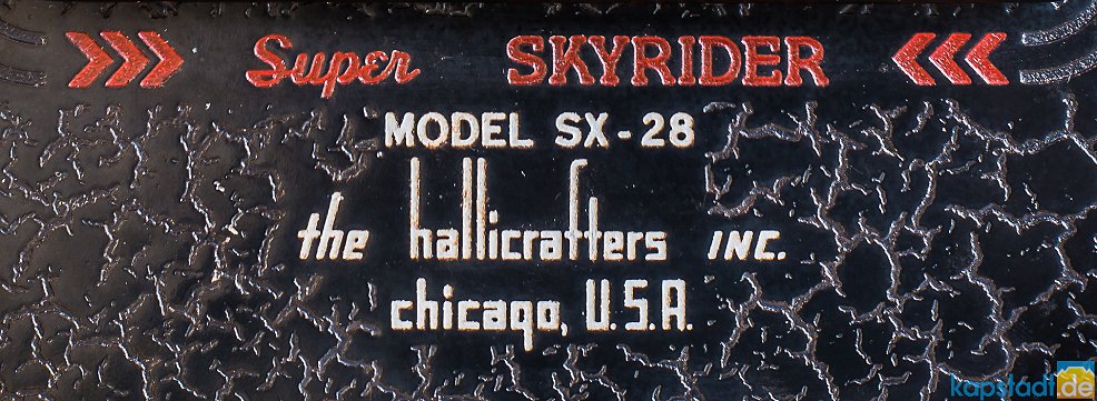 Hallicrafters SX-28 Skyrider - Logo