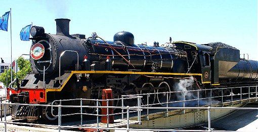 Historische Dampflokomotive "Outeniqua Choo-Tjoe" in George