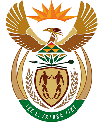 Das Wappen von Südafrika