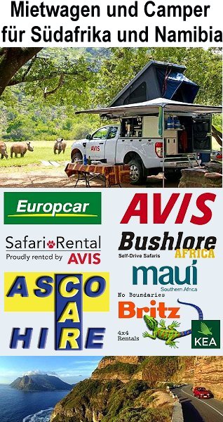 Fly Away - Mietwagen und Camper für Südafrika und Namibia