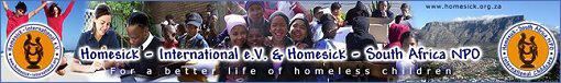 Homesick e.V. International, Strassenkinderprojekt in Kapstadt
