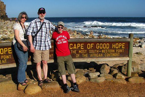 Am meist fotografierten Schild vom Cape of Good Hope