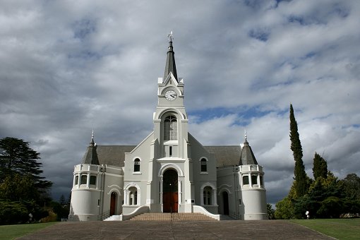 "Dutch Reformed Church" im Zentrum von Heidelberg, Western Cape