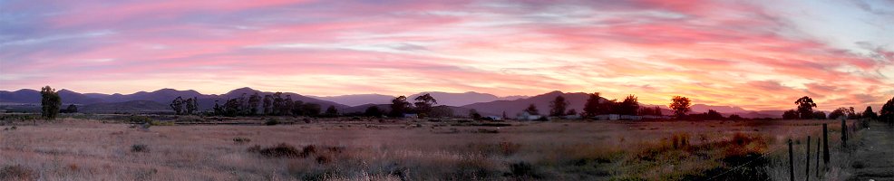 Ashton - Sonnenuntergang in der Kleinen Karoo