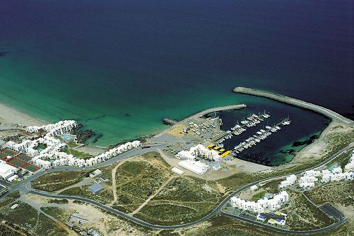 Luftaufnahme auf die Ferienanlage "Club Mykonos"