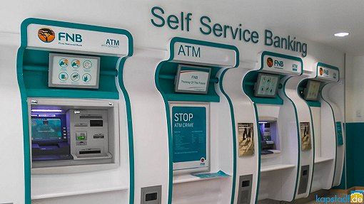 FNB ATMs - Bankautomaten in Südafrika