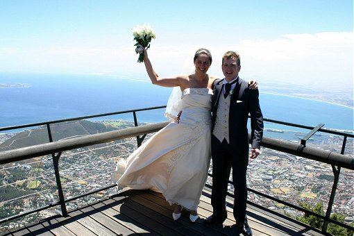Heiraten auf dem Tafelberg in Kapstadt