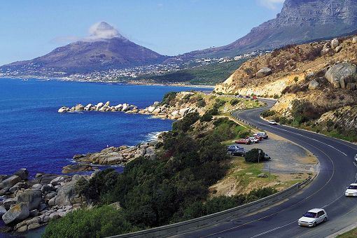 Küstenstrasse nach Hout Bay in Kapstadt