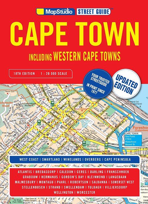 Mapstudio - Strassenkarte von Kapstadt