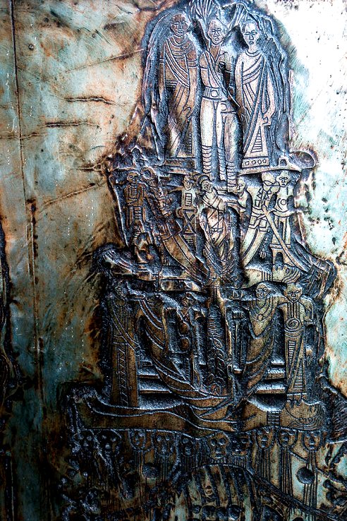 Bruce Onobrakpeya Querformat THE MASQUERADES OREMU VBO OGBO 7