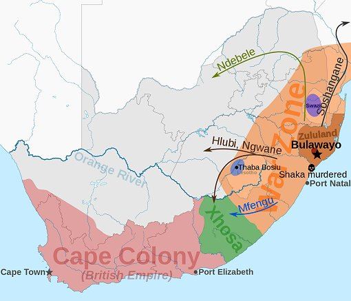 Aufstieg des Zulu Königreichs in Südafrika