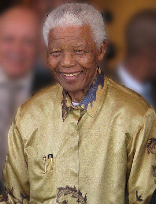 Nelson Mandela - erster Präsident nach dem Ende der Apartheid